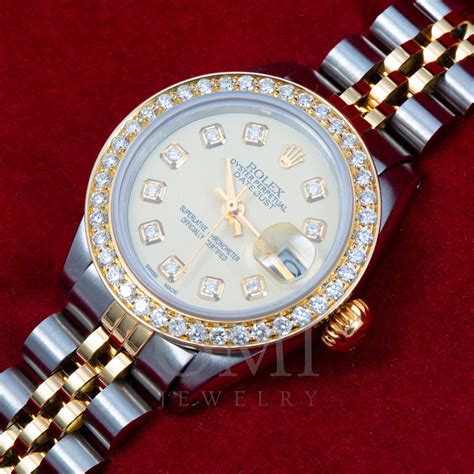 diamond necklace rolex watch|rolex diamond watch women's.